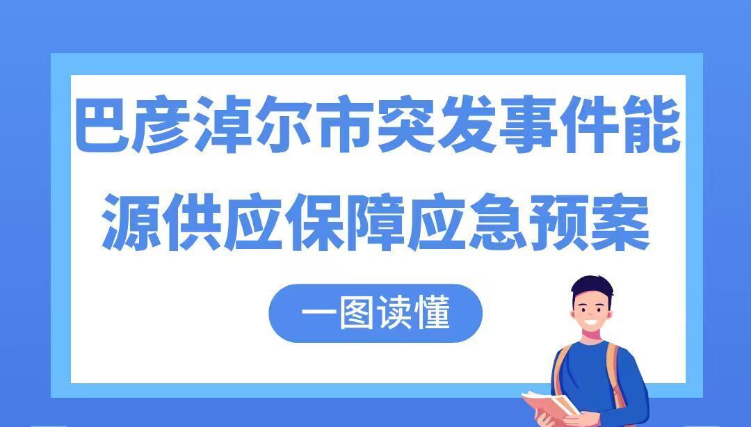 一图读懂：《巴彦淖尔市突发事件能源供应保障应急预案》相关图片